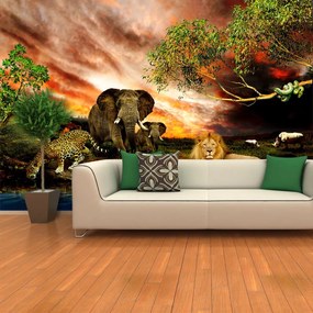 Sablio Tapeta Zvieratá zo Sahary - 125x75 cm