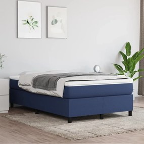 Rám na boxspring posteľ modrý 120x200 cm látka