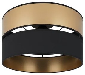 Brilagi - Stropné svietidlo ROYAL 1xE27/15W/230V pr. 40 cm čierna/zlatá