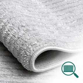 Angel Carpet, Kusový koberec Zafiro 19 Grey, 60x110, šedá, kancelária