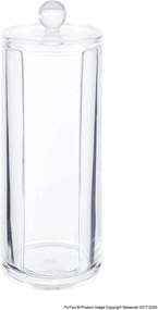 Organizér / Zásobník na vatové / odličovacie tampóny, akrylový BULB