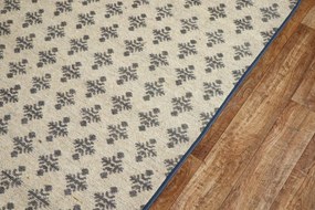 Mujkoberec Original, Ručne tkaný voňavý kusový koberec Vetiver 04, 120x170, béžová, exteriér