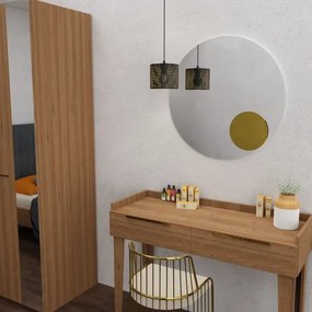 Luster na lanku LOFT SHADE 1xE27/60W/230V pr. 18 cm čierna/zlatá