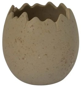 Storefactory Keramický obal na kvetiny Lyckeby Brown Ø 12 cm