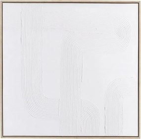 Ručne maľovaný obraz s rámom/na plátne 83x83 cm Texture – Bizzotto