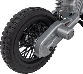 Ramiz PANTONE 361C Detská batériová motorka zelená + audio panel + pomalý štart + EVA kolesá