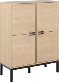 Komoda Kensington 91 cm dub bielený