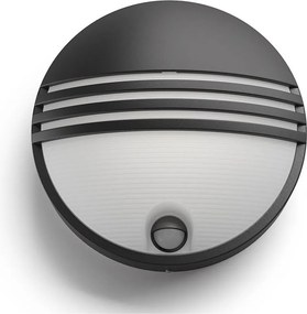 Philips 17297/30/16 -LED vonkajšie svietidlo so senzorom YARROW LED/6W/230V IP44