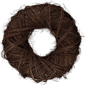 Masívny prírodný prútený hnedý veniec Wreath XL - Ø 80*23 cm