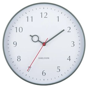 Karlsson 5992GR dizajnové nástenné hodiny zelená, pr. 30 cm