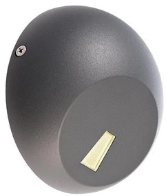 Deko-Light 731111-LED Vonkajšie nástenné svietidlo AQUILAE 3,5W/230V IP65 antracit