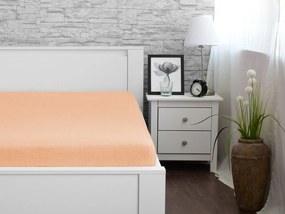 XPOSE® Detská froté plachta Exclusive - marhuľová 60x120 cm
