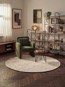 Koberec Ted Baker Bexley krémový / viacfarebný kruh