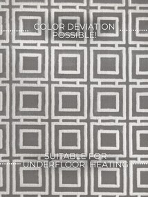 ELLE Decoration, Kusový koberec Perles 106190 Cream Grey z kolekcie Elle, 120x170, šedá, obývacia izba