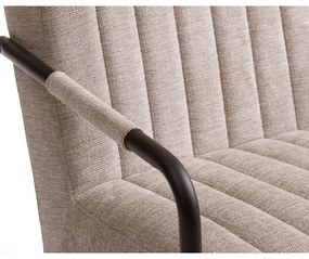 Béžové kreslo Trout – Unique Furniture