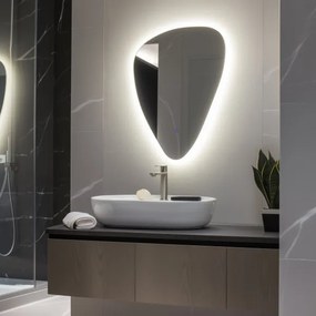 Brilagi - LED kúpeľňové zrkadlo GOCCIA LED/19W/230V 67x50 cm IP44 CRI 90 stmievateľné +CCT