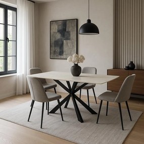 Jedálenský stôl AVENBERG ATLAS 200 biela