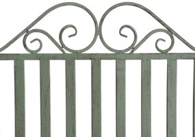 Kovové hojdacie kreslo Smile - Zelená antik