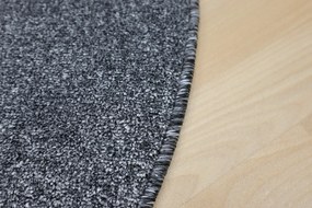 Vopi, Kusový koberec Apollo Soft antra kruh, 300x300 (priemer) kruh, šedá, chodba / predsieň