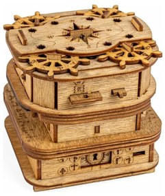 iDventure - Drevený hlavolam Skrinka Davyho Jonesa