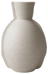 DBKD Keramická váza Edge Cream Dot 30 cm