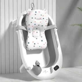 Skladacia detská vanička VAIANA Premium s poduškou - viac farieb modrá