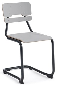 Školská stolička LEGERE I, V 450 mm, antracit, šedá
