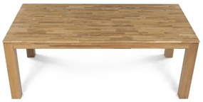 Autronic BONTEC Jedálenský stôl 200x100cm, masív, dub, DS-H200 DUB Farba: Prírodné