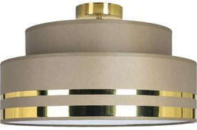 Stropné svietidlo TAMI 1xE27/60W/230V pr. 40 cm hnedá/zlatá
