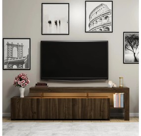 TV stolík/skrinka Belize (orech). Akcia -18%. Vlastná spoľahlivá doprava až k Vám domov. 1088413
