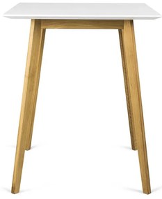 Barový stôl base 80 x 80 cm biely MUZZA