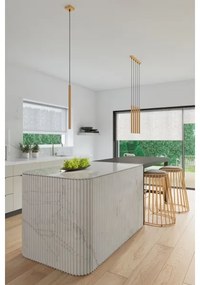 Sollux SL.1173 - Luster na lanku PASTELO 5xG9/8W/230V zlatá