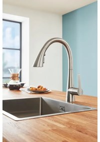 GROHE 32294DC2 - nerezová drezová batéria ZEDRA