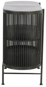 Čierna kovová komoda 100x80 cm Yinthe - Light &amp; Living