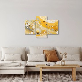 Obraz - Abstraktné pozadia so zlatým dekorom (90x60 cm)