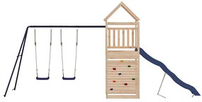 Vonkajšia súprava na hranie masívna borovica