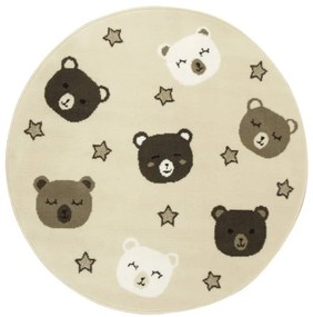 Detský koberec Luna Kids 534455/97955 medvedíky, béžový