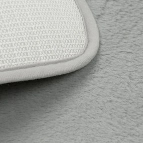 Kúpeľňový koberček NINA strieborný