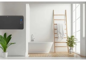 Concept KS4100 -Inteligentný elektrický priamotop/konvektor 1000/2000W Wi-Fi IP24 sivý