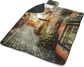 Sablio Plážová deka Mestská ulica: 200x140 cm