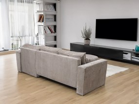 Staroružová pohovka SMART COSARO, obojstranná + 2 vankúšiky ZADARMO