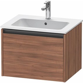 DURAVIT Ketho 2 závesná skrinka pod umývadlo, 1 zásuvka, 610 x 480 x 440 mm, orech prírodný, K25062079790000