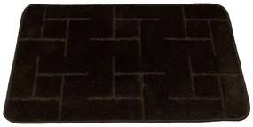 Kúpeľňový koberček TERAMO tmavohnedý