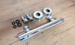 Invena Slim, termostatická sprchová batéria 150mm, chrómová, BT-00-S01-x