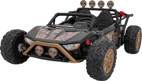 Ramiz Detská pretekárska bugina na batérie 5 Čierna + motory 2x200W + diaľkové ovládanie + zvuková LED dióda + pomalý štart