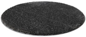 Kúpeľňový koberček SYNERGY glamour / lurex, sivý kruh