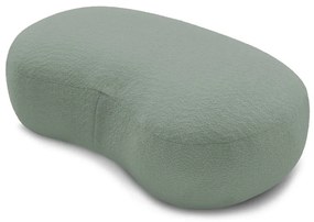 Svetlozelená podnožka z textílie bouclé Saint-Germain – Bobochic Paris