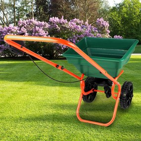 Posypový vozík SEED, 25l, zelená/oranžová Gardebruk