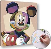 Maľovanie podľa čísel MICKEY MOUSE  – nízka náročnosť