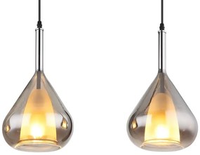 Globo 15542-3 - Luster na lanku GEEKY 3xE27/60W/230V čierna